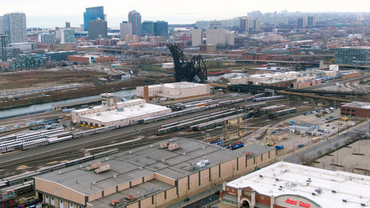 Chicago, Illinois Drone Footage 091