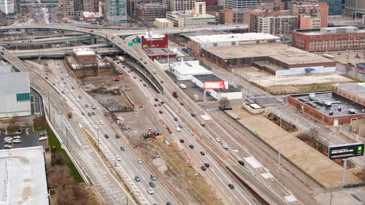 Chicago, Illinois Drone Footage 094