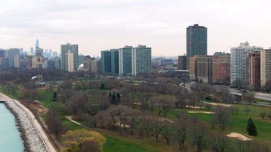 Chicago, Illinois Drone Footage  096 B