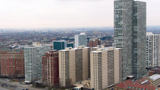 Chicago, Illinois Drone Footage 097