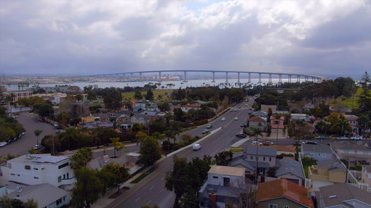 San Diego, California Drone Footage  0413