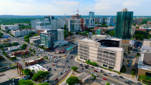 Austin, Texas Drone Footage 538