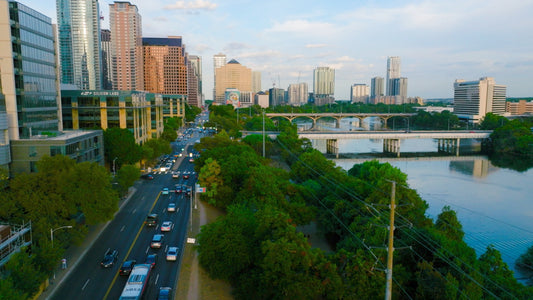 Austin, Texas Drone Footage 593