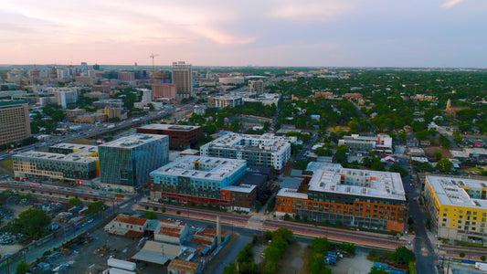 Austin, Texas Drone Footage 596