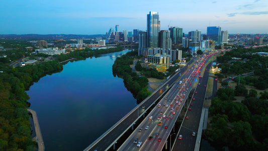 Austin, Texas Drone Footage 629