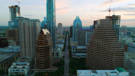 Austin, Texas Drone Footage 639