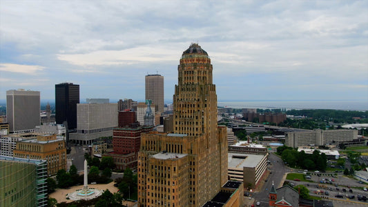 Buffalo, New York 4K Drone Footage 021