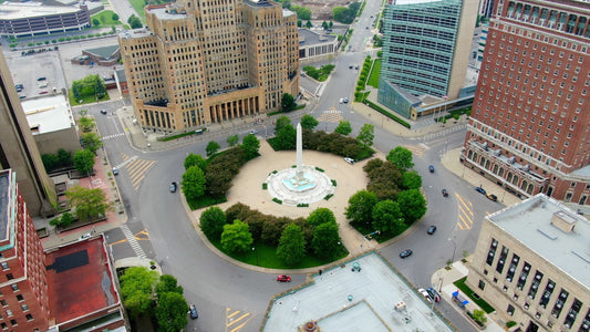 Buffalo, New York 4K Drone Footage 028