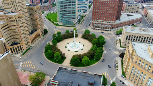 Buffalo, New York 4K Drone Footage 028