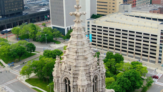 Buffalo, New York 4K Drone Footage 035