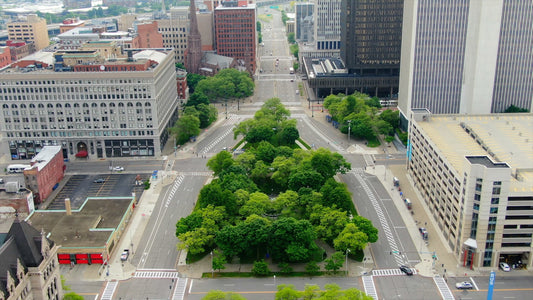 Buffalo, New York 4K Drone Footage 036