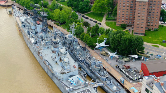 Buffalo, New York 4K Drone Footage 041