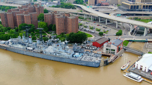 Buffalo, New York 4K Drone Footage 042