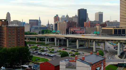 Buffalo, New York 4K Drone Footage 046