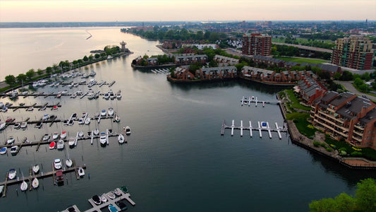 Buffalo, New York 4K Drone Footage 049