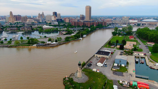 Buffalo, New York 4K Drone Footage 050