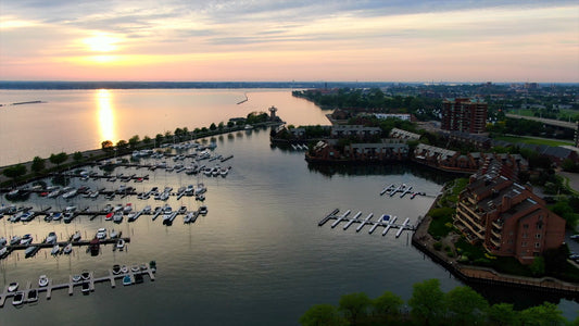 Buffalo, New York 4K Drone Footage 051