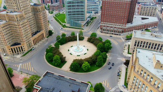 Buffalo, New York 4K Drone Footage 054