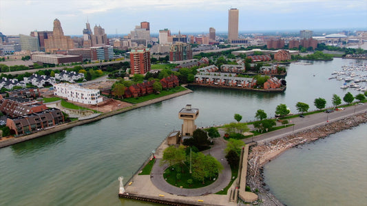 Buffalo, New York 4K Drone Footage 057
