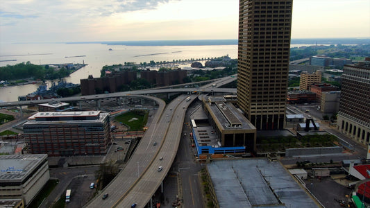 Buffalo, New York 4K Drone Footage 060