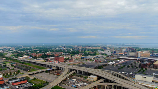 Buffalo, New York 4K Drone Footage 061