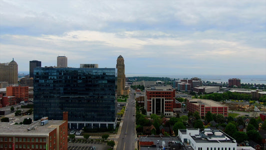 Buffalo, New York 4K Drone Footage 066