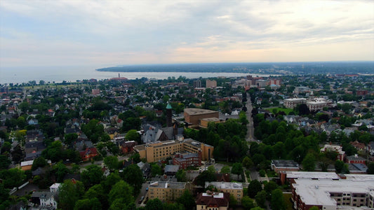 Buffalo, New York 4K Drone Footage 067