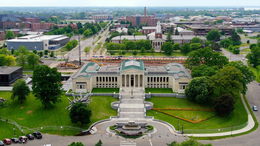 Buffalo, New York 4K Drone Footage 074