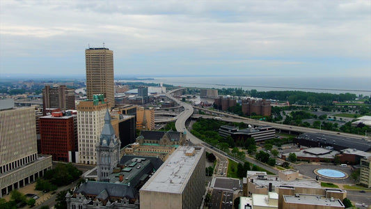 Buffalo, New York 4K Drone Footage 077