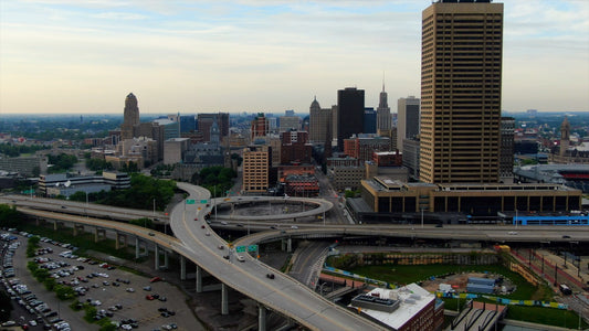 Buffalo, New York 4K Drone Footage 081