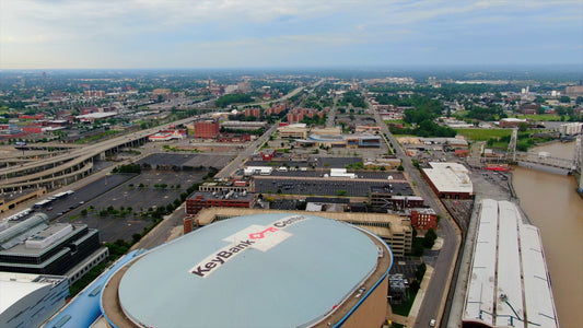 Buffalo, New York 4K Drone Footage 086
