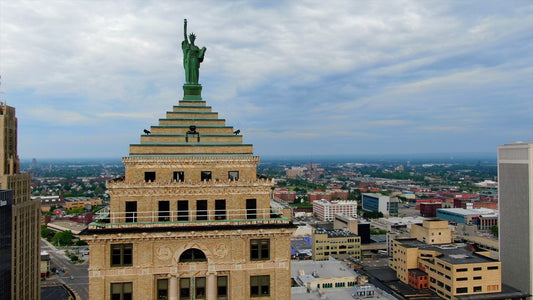 Buffalo, New York 4K Drone Footage 087