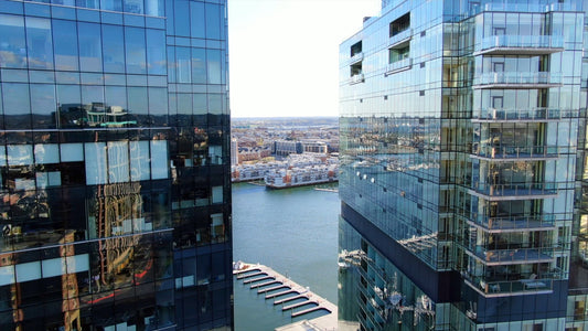 Baltimore, Maryland Drone Footage 4K 0456B