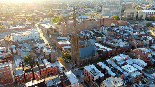 Baltimore, Maryland Drone Footage 4K 0460