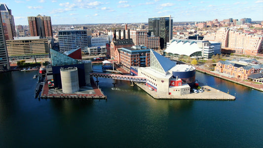 Baltimore, Maryland Drone Footage 4K 0461