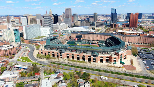 Baltimore, Maryland Drone Footage 4K 0489