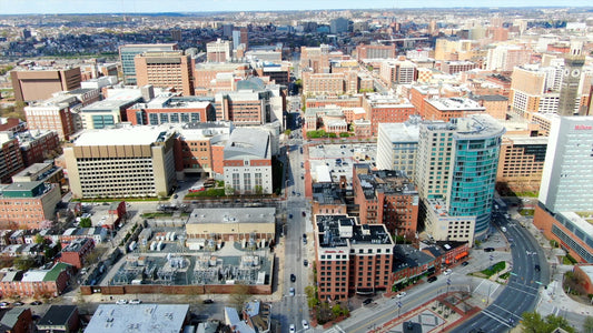 Baltimore, Maryland Drone Footage 4K 0490