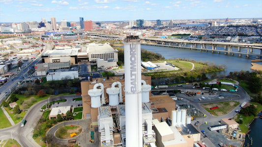 Baltimore, Maryland Drone Footage 4K 0493