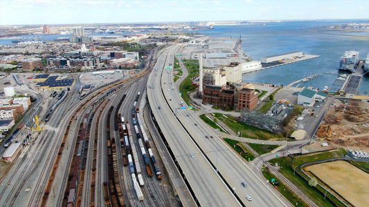 Baltimore, Maryland Drone Footage 4K 0504