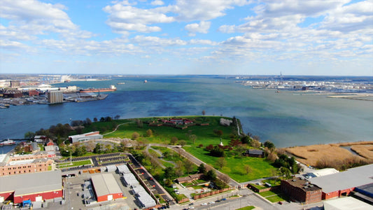 Baltimore, Maryland Drone Footage 4K 0506