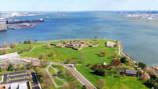 Baltimore, Maryland Drone Footage 4K 0507