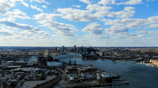 Baltimore, Maryland Drone Footage 4K 0509