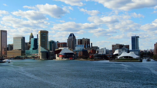 Baltimore, Maryland Drone Footage 4K 0518