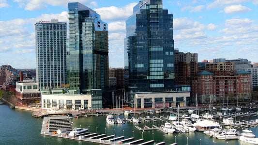 Baltimore, Maryland Drone Footage 4K 0519