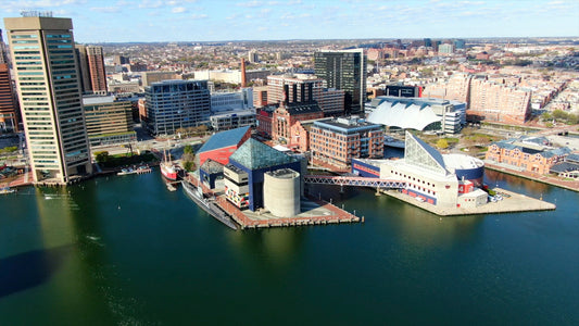 Baltimore, Maryland Drone Footage 4K 0522