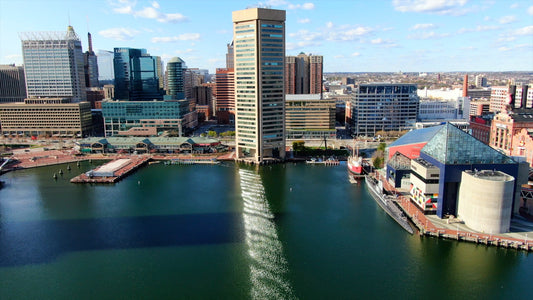 Baltimore, Maryland Drone Footage 4K 0527