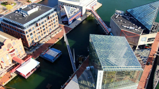 Baltimore, Maryland Drone Footage 4K 0529
