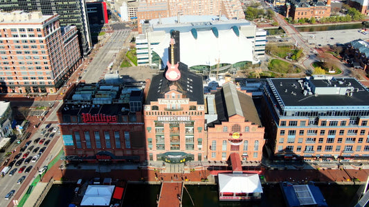 Baltimore, Maryland Drone Footage 4K 0530