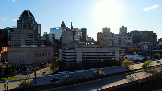 Baltimore, Maryland Drone Footage 4K 0542