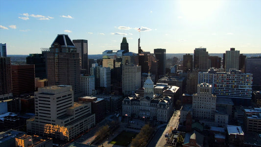 Baltimore, Maryland Drone Footage 4K 0543